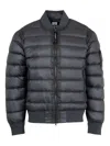 C.p. Company Quilted Shell Jacket In Black