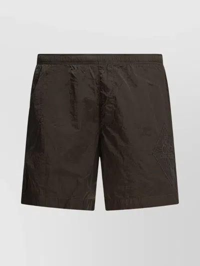 C.P. COMPANY R ELASTIC WAISTBAND SWIM SHORT WITH SIDE POCKETS