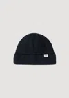 C.p. Company Re-wool Short Beanie In Black