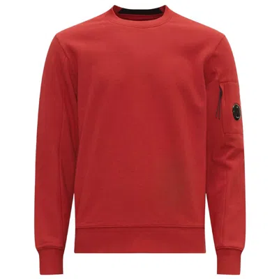 C.p. Company Red Cotton Sweater