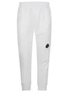 C.p. Company Sweatpants Cargo Pant In Diagonal Raised Fleece In White