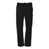 C.p. Company Relaxed-fit Black Trousers With Elastic Waistband And Utility Pockets In Black