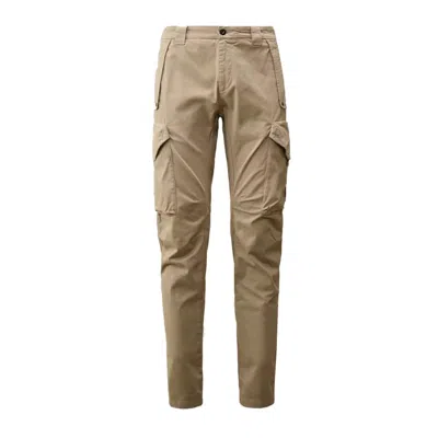 C.p. Company Relaxed Fit Cargo Lens Pants In Brown