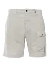 C.p. Company Regular Fit Cargo Shorts With Multiple Pockets