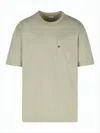C.p. Company Relaxed Fit Cotton T-shirt With Chest Pocket Detail In Green