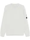 C.p. Company Crewneck Sweatshirt With Relaxed Fit In White