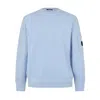 C.p. Company Relaxed Fit Crew Neck Sweatshirt With Iconic Sleeve Patch