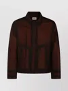 C.p. Company Relaxed Fit Long Sleeve Jacket With Pockets In Brown