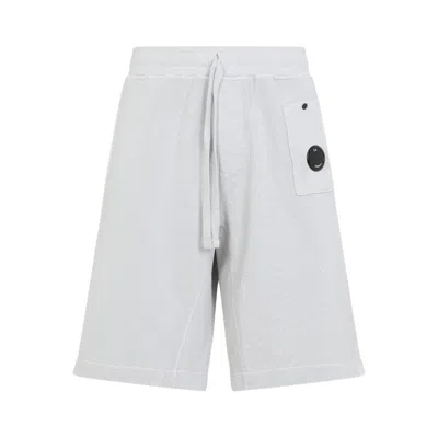 C.p. Company Relaxed Fit Shorts With Adjustable Drawstring In Blue