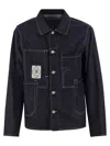 C.p. Company C.p.company Cotton Denim Jacket In Blue