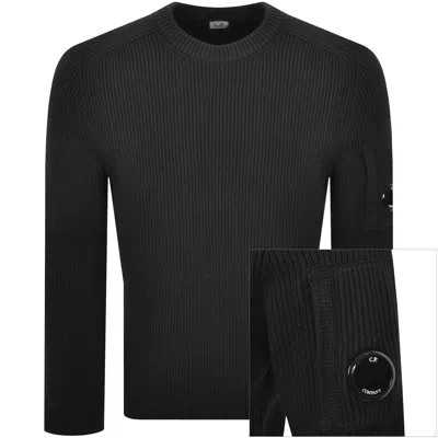 C.p. Company Cp Company Rib Knit Jumper Black