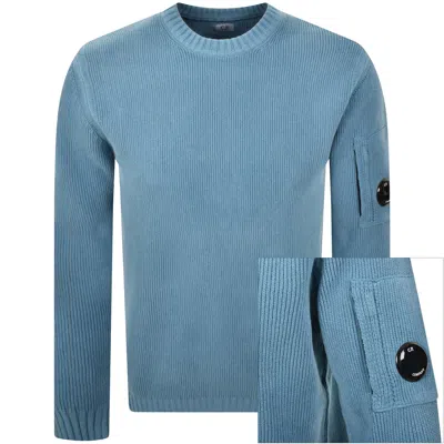 C.p. Company Cp Company Rib Knit Jumper Blue