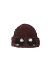 C.p. Company Ribbed Beanie Hat In Black