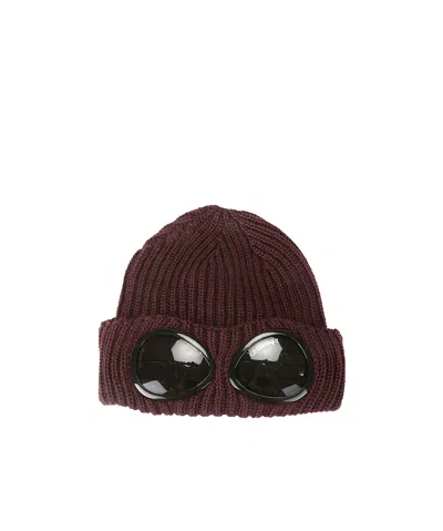 C.P. COMPANY C.P. COMPANY GOGGLE DETAILED TURN-UP HEM BEANIE
