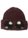 C.p. Company Ribbed Beanie Hat In Purple