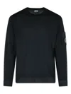 C.p. Company C.p.company Cotton Crew-neck Sweatshirt In Black