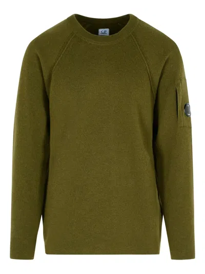 C.P. COMPANY RIBBED CREW-NECK SWEATER