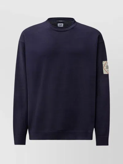 C.p. Company Ribbed Crewneck Sweater Long Sleeves