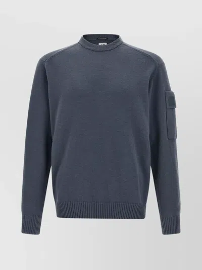 C.P. COMPANY RIBBED CUFFS FINE WOOL SWEATER