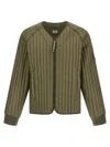 C.p. Company C. P. Company Ribbed Down Jacket In Green