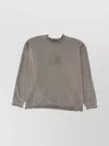 C.p. Company C. P. Company Sweatshirt With Embossed Logo In Brown