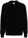 C.p. Company Ribbed-knit Sweater In Black