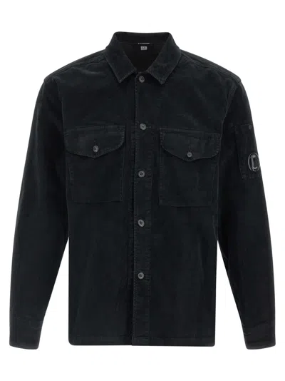 C.P. COMPANY C.P. COMPANY RIBBED VELVET OVERSHIRT