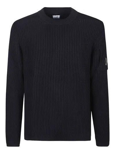 C.P. COMPANY RIBBED WOOL-BLEND SWEATER