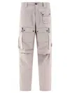 C.p. Company C.p.company Rip-stop Wide Cargo Pants In Gray