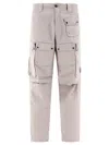 C.p. Company C.p.company Rip-stop Wide Cargo Pants In Grey