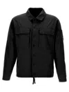 C.p. Company C.p.company Cotton Overshirt In Black