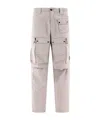 C.p. Company C.p.company Rip-stop Wide Cargo Pants In Nude