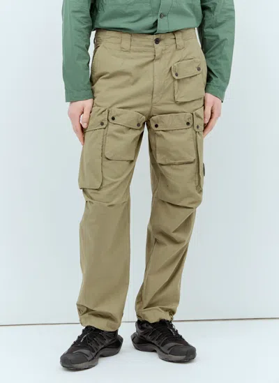 C.p. Company Ripstop Loose Cargo Pants In Khaki