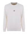 C.p. Company Lightweight Sweatshirt In White