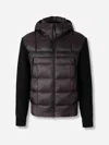 C.p. Company Black Wool And Nylon Sweater In Gray