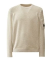 C.p. Company Crew Neck Sweater In Neutral