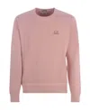C.p. Company Sweatshirt  In Cotton In Pink