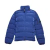 C.p. Company Royal Blue Chrome-r Puffer Jacket In Nylon In Blue