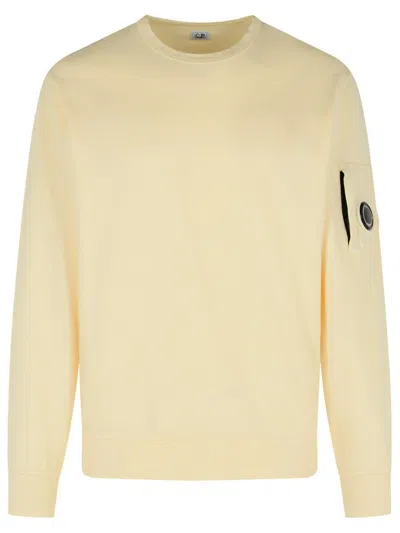 C.p. Company Sand-colored Cotton Sweatshirt In Neutral