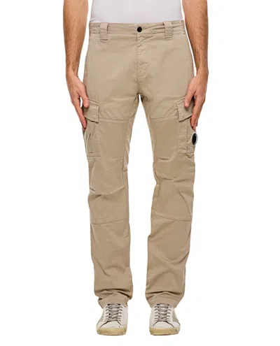 C.P. COMPANY SATEEN STRETCH CARGO LENS PANTS