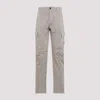 C.p. Company C.p.company Sateen Stretch Cargo Lens Pants In Vintage Khaki