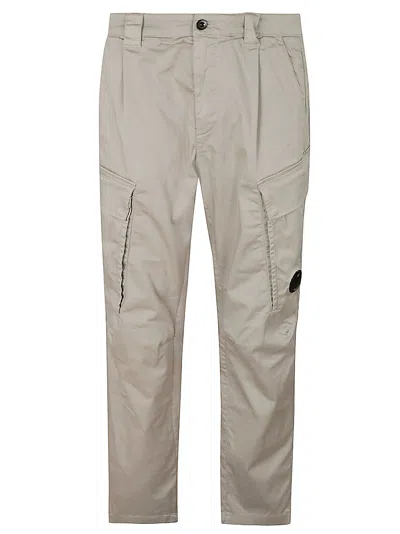 C.p. Company Satin Stretch Cargo Pants In Goat