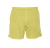 C.p. Company Swimwear With Back Pocket And Elasticized Waist In Green