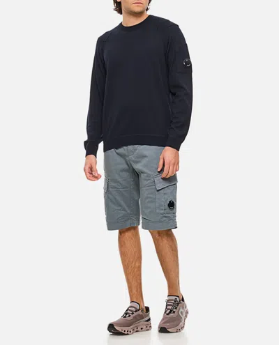 C.P. COMPANY SEA ISLAND CREW NECK LENS KNIT