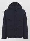 C.p. Company C.p.company Total Eclipse Shell Padded Hooded Lens Jacket In Blue
