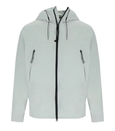 C.P. COMPANY C.P. COMPANY SHELL-R BLUE FOX HOODED JACKET