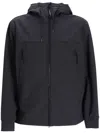 C.p. Company C.p. Shell-r Goggle Jacket In Black