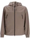 C.p. Company Taupe C.p. Shell-r Jacket In Brown