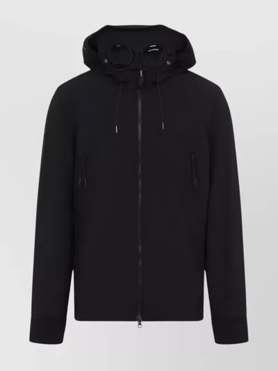 C.P. COMPANY SHELL-R GOGGLE JACKET DRAWSTRING DETAIL
