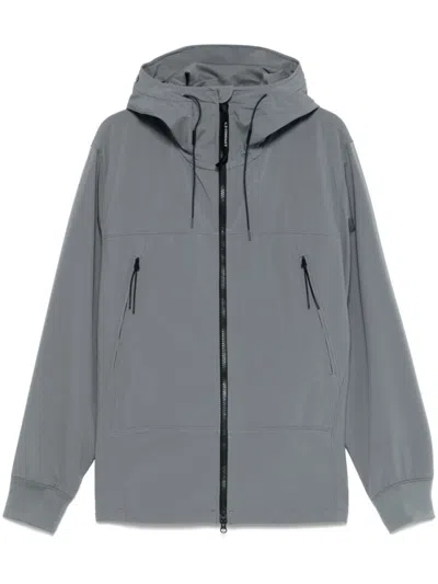 C.p. Company C.p.company Hooded Jacket Made Of Pro-tek In Gray